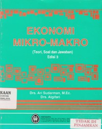 Ekonomi Mikro-Makro : teori, soal dan jawaban