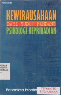 Kewirausahaan Dari Sudut Pandang Psikologi Kepribadian