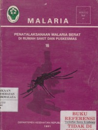 Image of Malaria penatalaksanaan malaria berat dirumah sakit dan Puskesmas