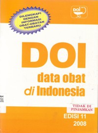 DOI Data Obat di Indonesia 2008
