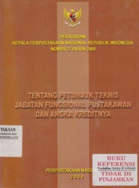 Peraturan Kepala Perpustakaan Nasional Republik Indonesia No.2 Tahun 2008