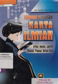 Image of Pedoman penulisan karya ilmiah