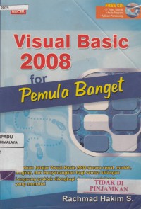 Image of Visual basic 2008 for pemula banget