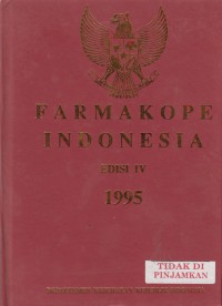 Farmakope Indonesia 1995