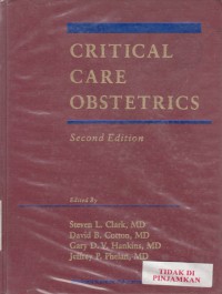 CRITICAL CARE OBSTETRICS