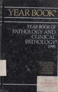 Year Book Of Pathology And Clinical Pathology  1990