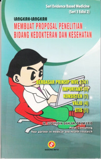 Image of Langkah-langkah Membuat Proposal Penelitian Bidang Kedokteran dan Kesehatan