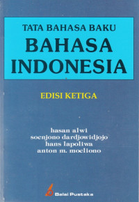 Tata Bahasa Baku Bahasa Indonesia