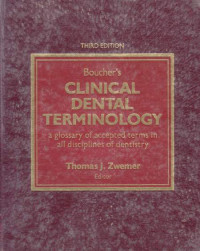 Image of Boucher's Clinical Dental Terminology