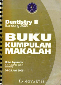 Image of Dentistry II : Buku Kumpulan Makalah Kesehatan Gigi