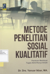 Image of Metode Penelitian Sosial Kualitatif