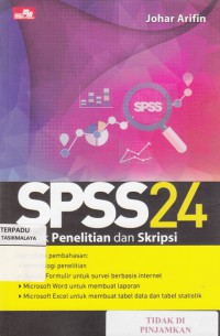 SPSS 24 : untuk penelitian dan skripsi