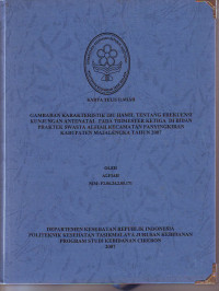 Hubungan antara anemia dengan kejadian persalinan preterm di RSUD Indramayu Juli-September 2011