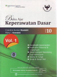 Buku ajar keperawatan dasar volume 1