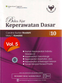 Buku ajar keperawatan dasar volume 5