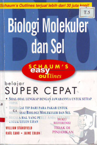 Biologi molekuler dan sel schaum's easy outlines