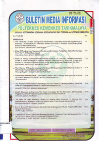 Buletin Media Informasi Poltekkes Kemenkes Tasikmalaya