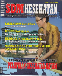 SDM Kesehatan : Majalah Pengembangan dan Pemberdayaan