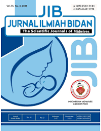 JIB : Jurnal Ilmiah Bidan : The Scientific Journals Of Midwifes. vol.5 2020 s/d vol.8 2024