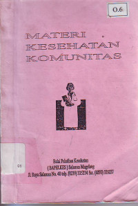 Materi kesehatan komunitas
