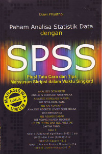 Paham analisa statistik data dengan SPSS plus cara dan tips menyusun skripsi dalam waktu singkat