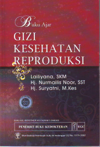 Buku ajar gizi kesehatan reproduksi