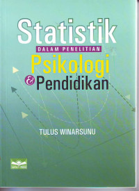 Image of Statistik dalam penelitian psikologi & Pendidikan