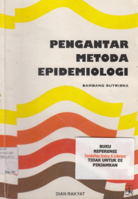 Image of Pengantar Metoda Epidemiologi
