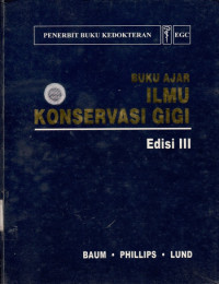 Image of Buku Ajar Ilmu Konservasi Gigi