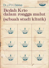 Image of Bedah Krio dalam Rongga Mulut ( Sebuah Studi Klinik )