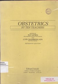 Obstetrics By Ten Teachers