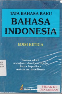 Tata Bahasa Baku Bahasa Indonesia (2003)