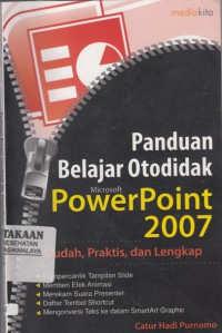 Panduan belajar otodidak power point 2007