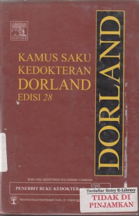 Kamus saku kedokteran Dorland: Dorland's pocket medical dictionary (2014)