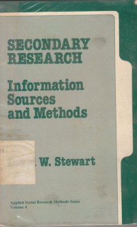 Secondary research information sources and methods