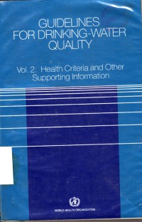 Quidelines for Drinking Water Quality Vol. 3
