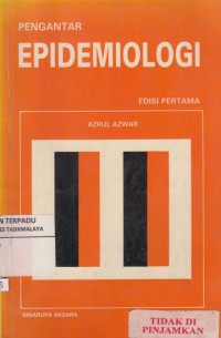 Pengantar epidemiologi (1988)