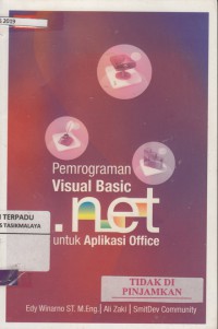 Pemograman visual basic net untuk aplikasi office