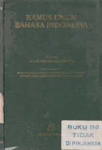 Kamus Umum Bahasa Indonesia (1985)