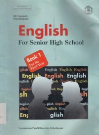 English For Senior High School : book 1 for the first year
