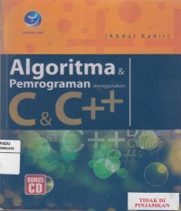 Algoritma & pemograman : menggunakan C & C++