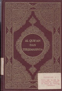 Al Qur;an dan terjemahnya