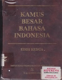 Kamus besar bahasa Indonesia (1991)