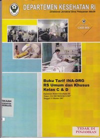 Buku Tarif INA-DRG RS Umum dan Khusus Kelas C & D