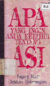 Image of Apa yang ingin anda ketahui tentang asi