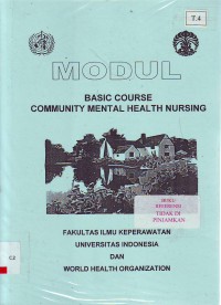 Basic course community mental health nuesing MODUL