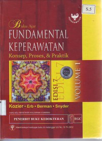 Buku ajar fundamental keperawatan konsep, proses, dan praktik volume 1