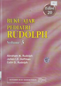 Buku Ajar Pediatri Rudolph Volume 3