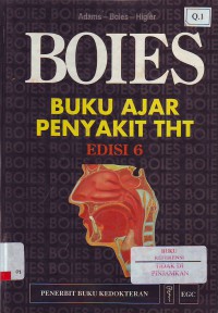 B0ies : Buku ajar penyakit tht