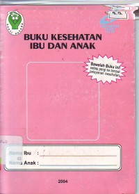 Image of Buku kesehatan ibu dan anak